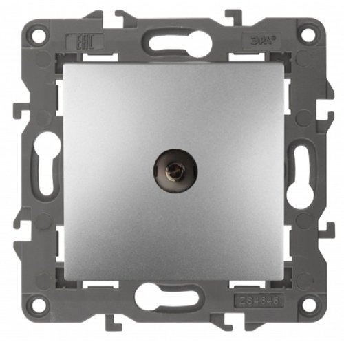 Розетка TV Оконечная без рамки Эра Elegance 1-м. алюминий картинка